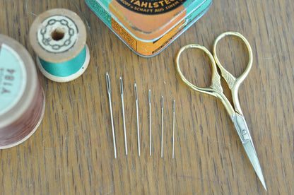 Broderinåle uden spids